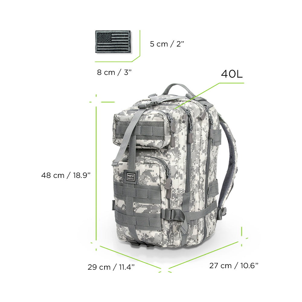 Bagrun Tactical Backpack 30L - bagrun
