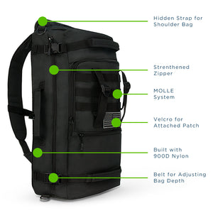 Bagrun Tactical Backpack 50L - bagrun